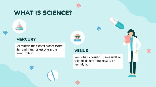 Science Subject for Middle School - 6th Grade: Biology presentation template 