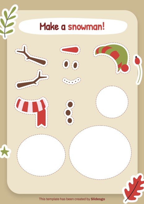Printable Christmas Card Day Activities for Middle School