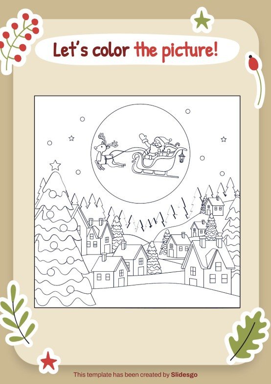 Printable Christmas Card Day Activities for Middle School