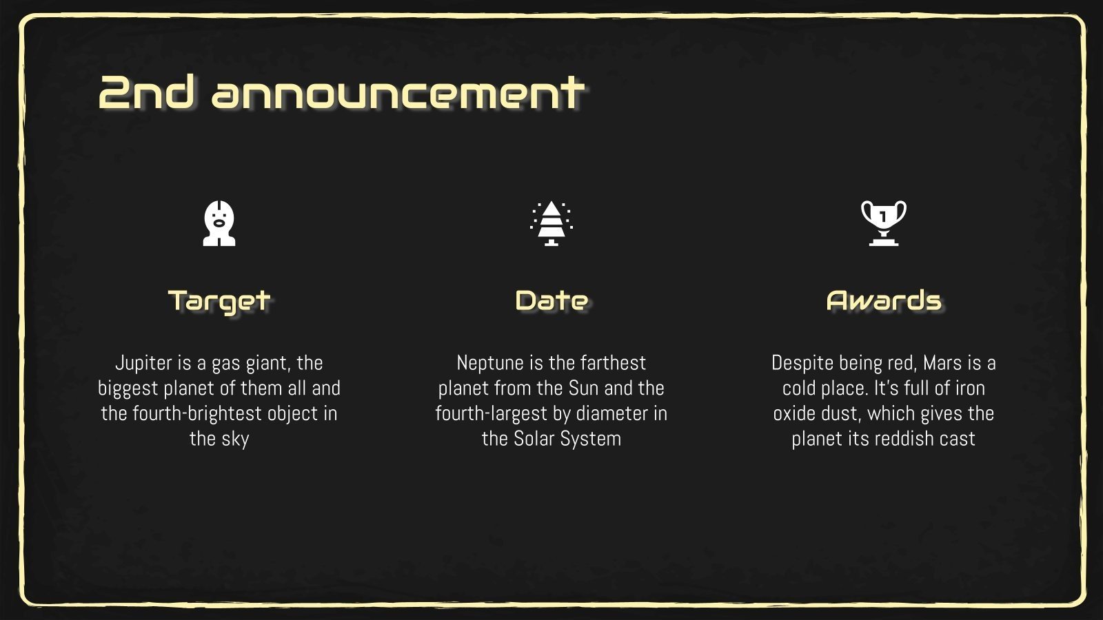 Snowboard Newsletter Google Slides and PowerPoint template