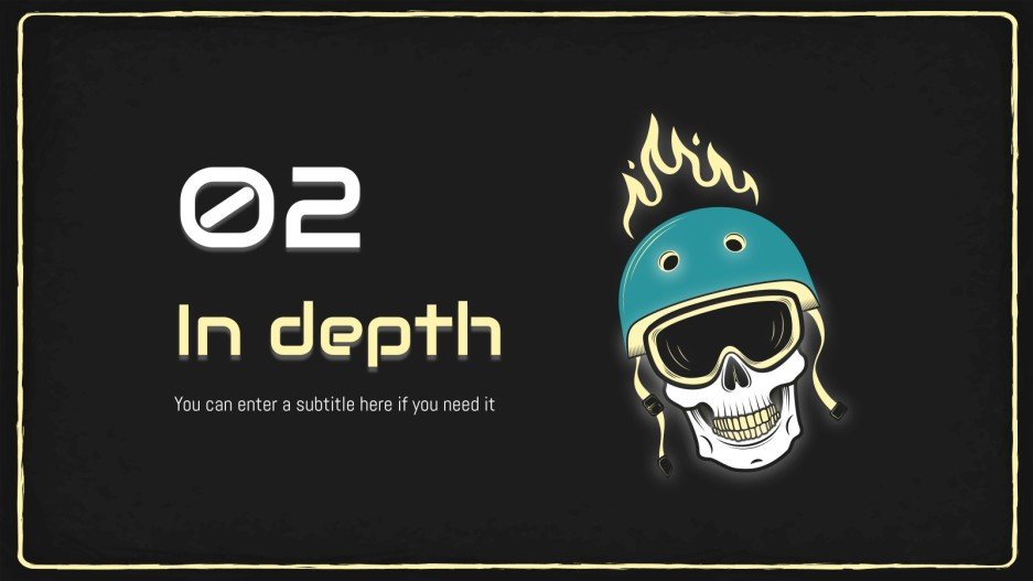 Snowboard Newsletter Google Slides and PowerPoint template