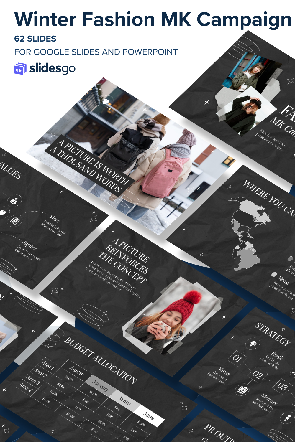 Winter Fashion MK Campaign | Google Slides & PPT