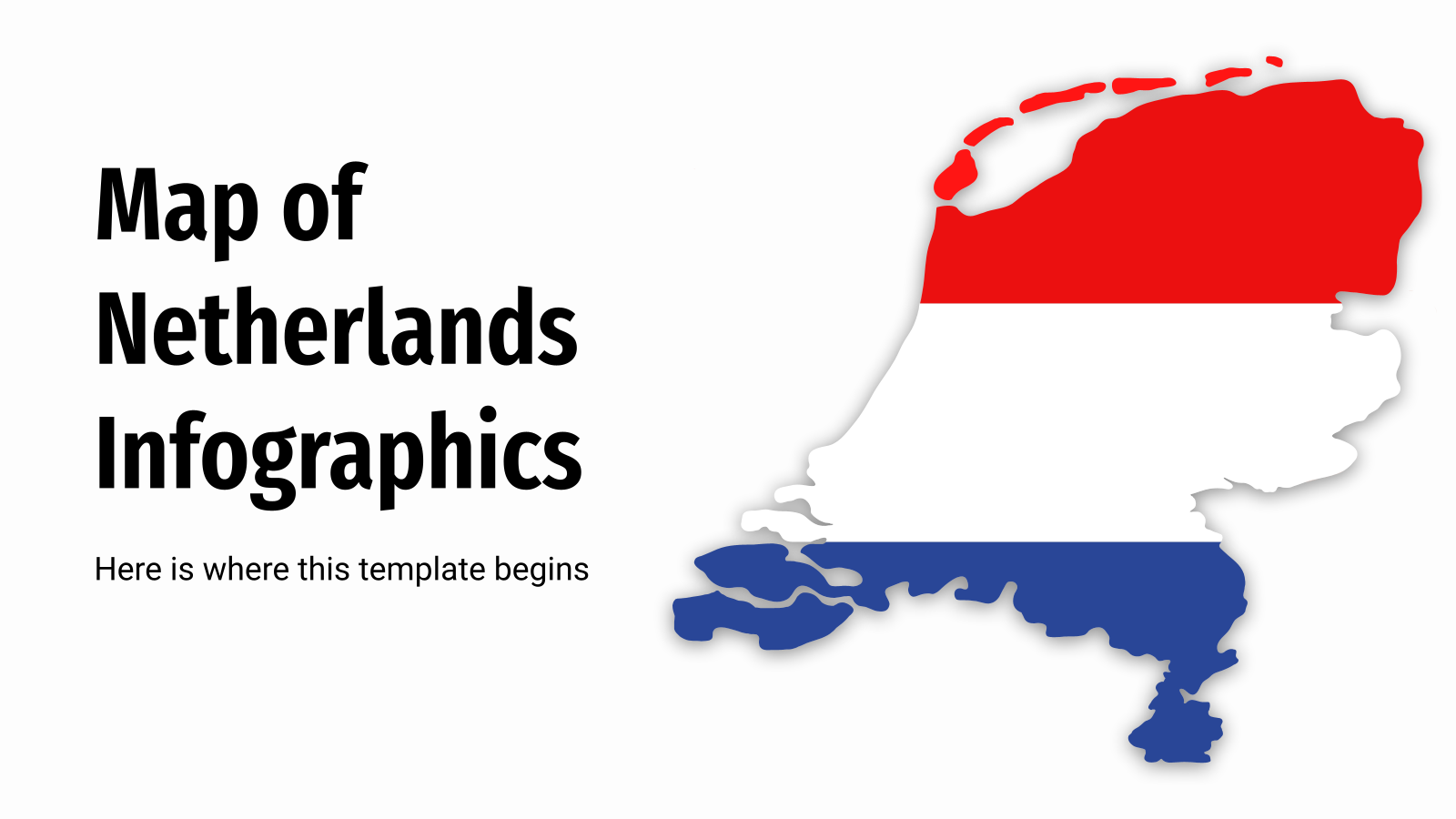 Plantilla de presentación Infografías de los Países Bajos