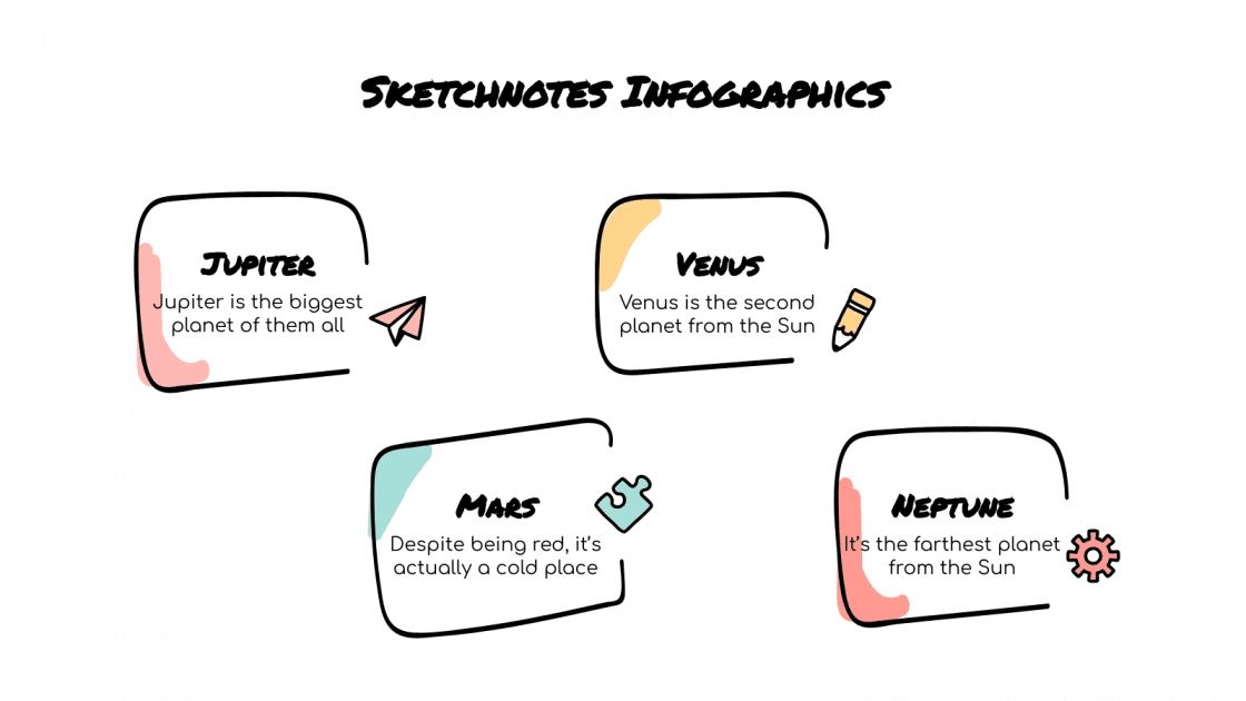 Sketchnotes Infographics for Google Slides & PowerPoint