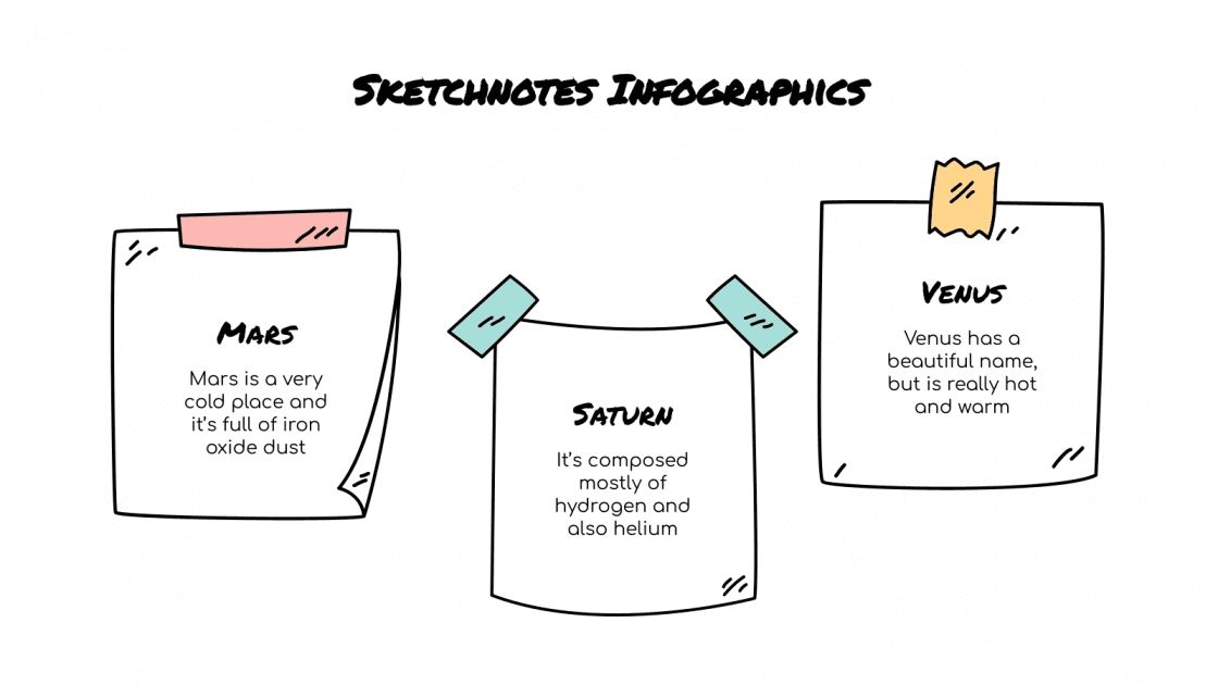 Sketchnotes Infographics for Google Slides & PowerPoint