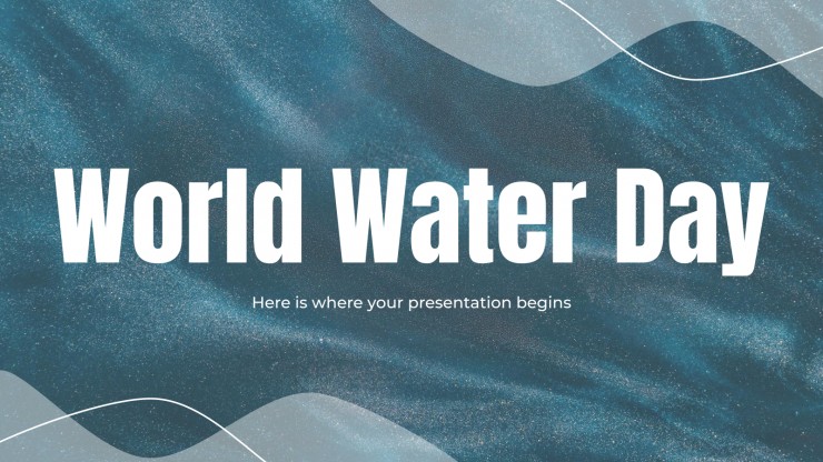 World Water Day presentation template