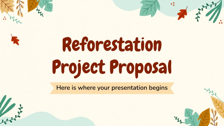 Reforestation Project Proposal presentation template