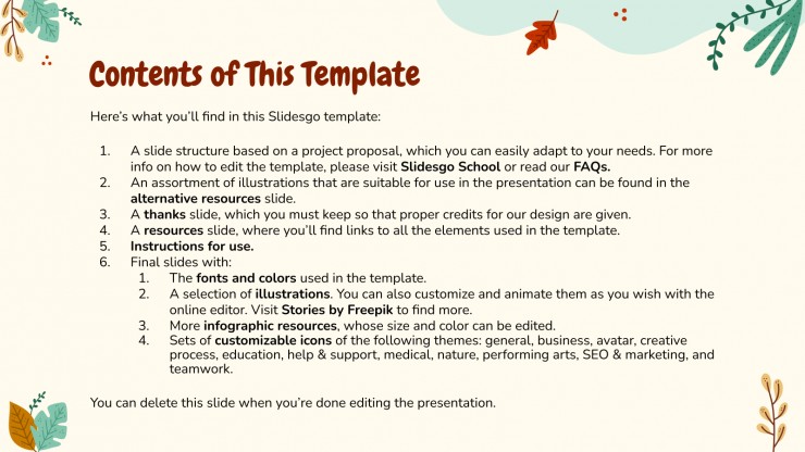 Reforestation Project Proposal presentation template