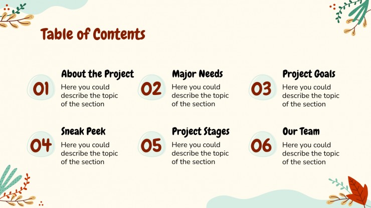 Reforestation Project Proposal presentation template