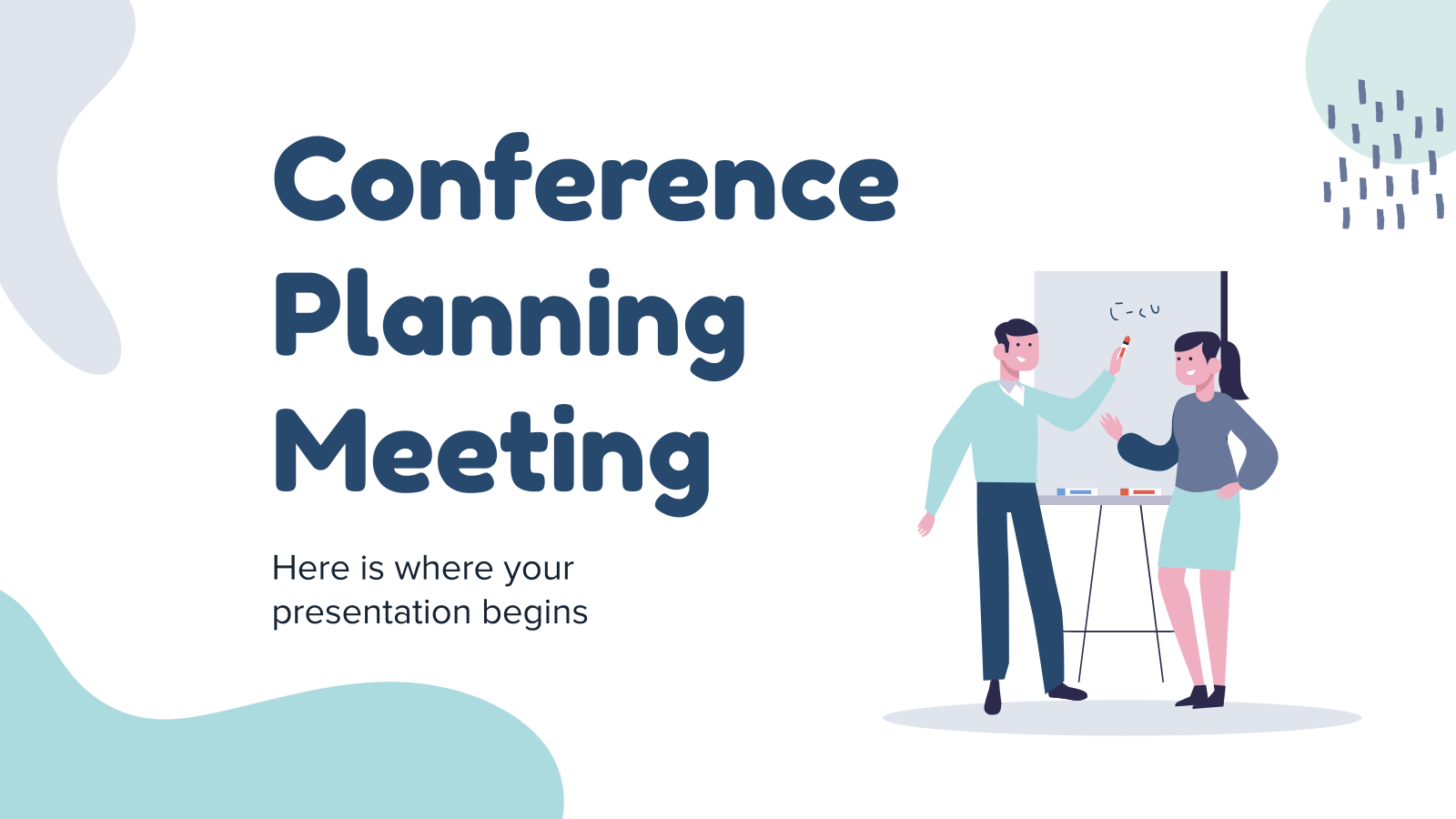 Conference Planning Meeting presentation template 