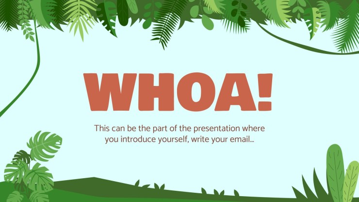 Let's Celebrate World Monkey Day! presentation template 