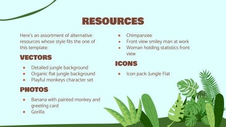 Let's Celebrate World Monkey Day! presentation template 