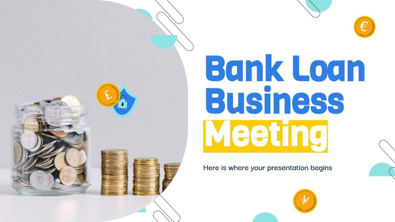 Free Bank Loan Google Slides and PowerPoint templates
