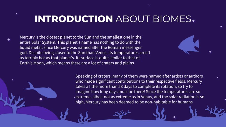 Aquatic Biomes Animals Activities for Elementary