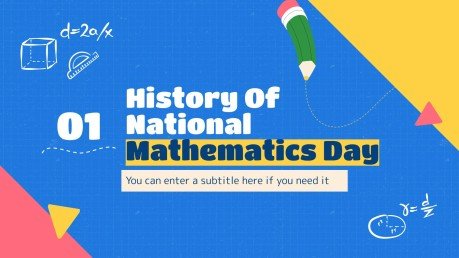 Enjoy Mathematics Day at School! | Google Slides & PPT