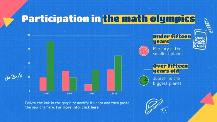 Plantilla de presentación Enjoy Mathematics Day at School!