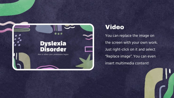 Dyslexia Disorder presentation template 