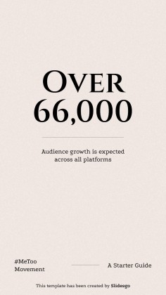 #MeToo Movement Square IG Posts presentation template 