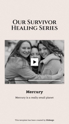 #MeToo Movement Square IG Posts presentation template 