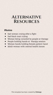 #MeToo Movement Square IG Posts presentation template 