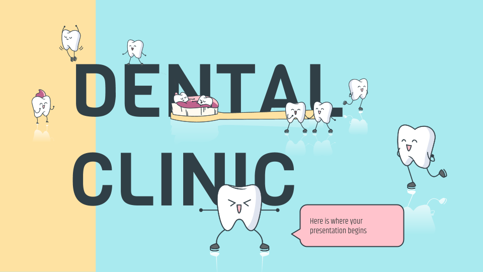 Free templates for Google Slides and PPT about Dentistry