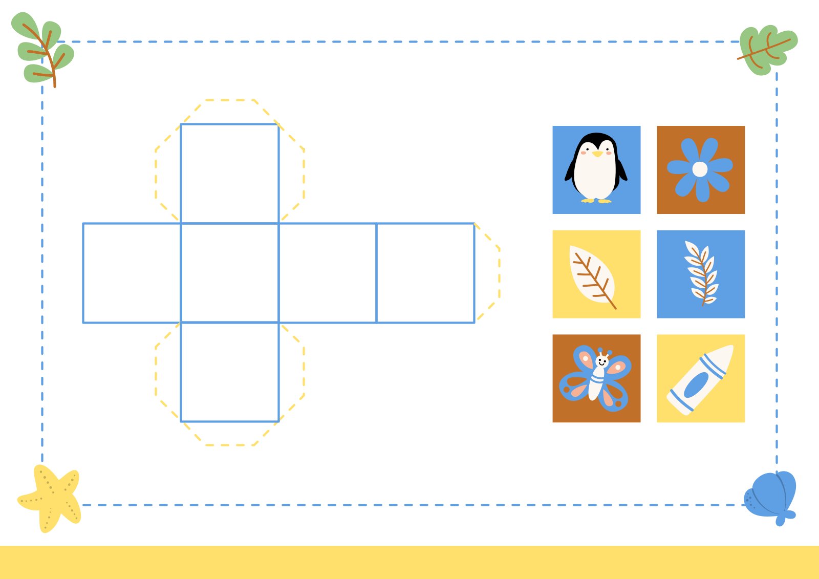 Feuilles de dessin technique : formes géométriques en 3D
