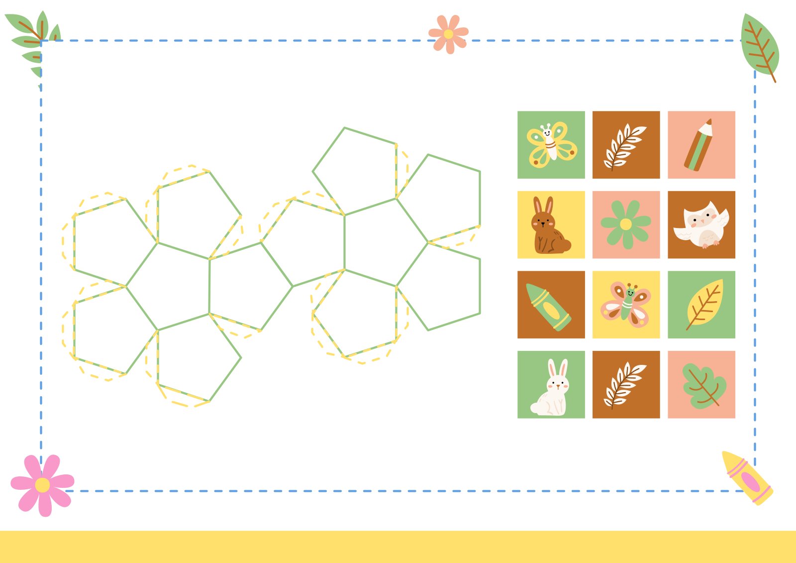 Feuilles de dessin technique : formes géométriques en 3D