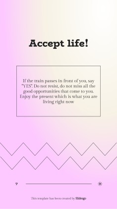 Let's Achieve Inner Peace! presentation template 