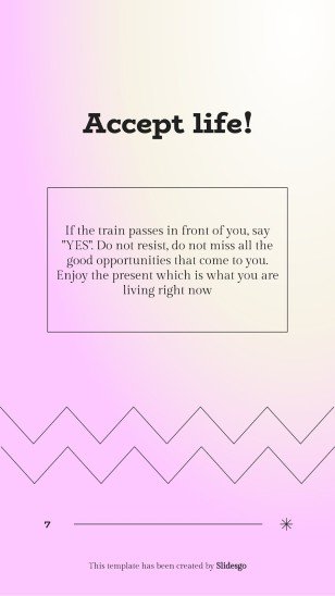 Let's Achieve Inner Peace! presentation template 