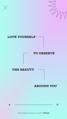 Let's Achieve Inner Peace! presentation template 