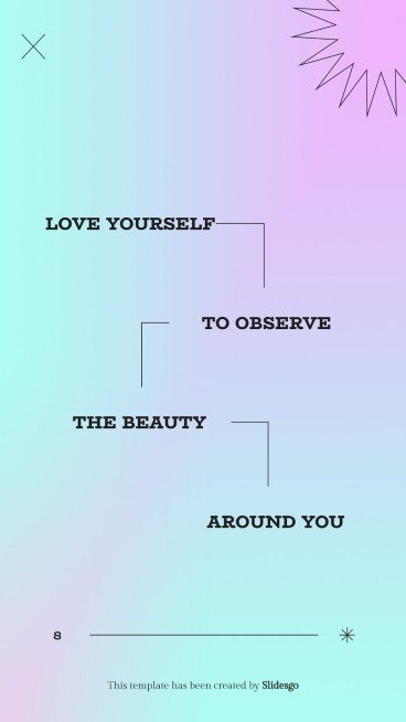 Let's Achieve Inner Peace! presentation template 