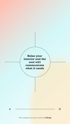Let's Achieve Inner Peace! presentation template 