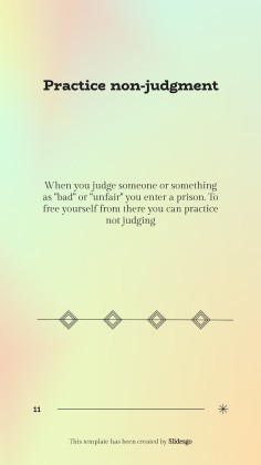 Let's Achieve Inner Peace! presentation template 