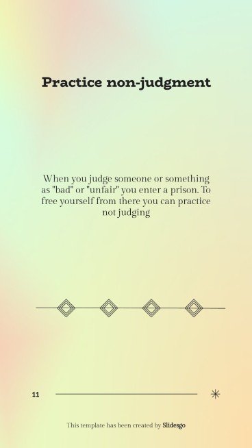 Let's Achieve Inner Peace! presentation template 