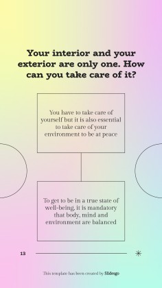 Let's Achieve Inner Peace! presentation template 