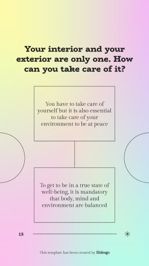 Let's Achieve Inner Peace! presentation template 
