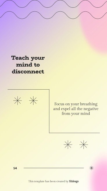 Let's Achieve Inner Peace! presentation template 