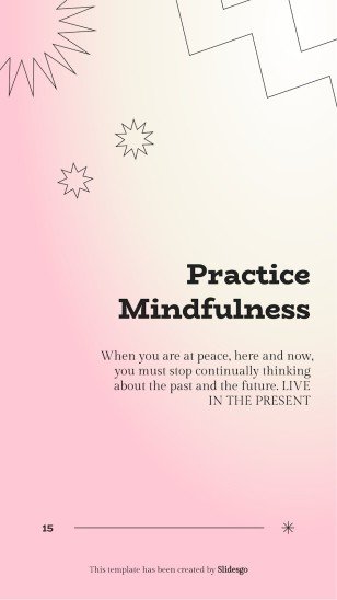 Let's Achieve Inner Peace! presentation template 