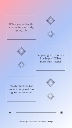 Let's Achieve Inner Peace! presentation template 