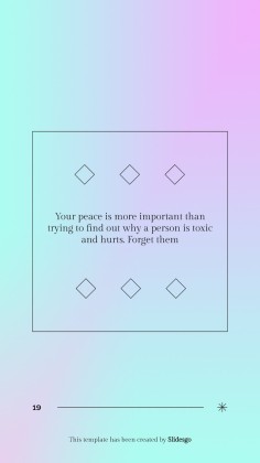 Let's Achieve Inner Peace! presentation template 