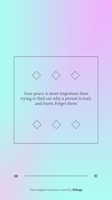 Let's Achieve Inner Peace! presentation template 