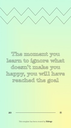 Let's Achieve Inner Peace! presentation template 