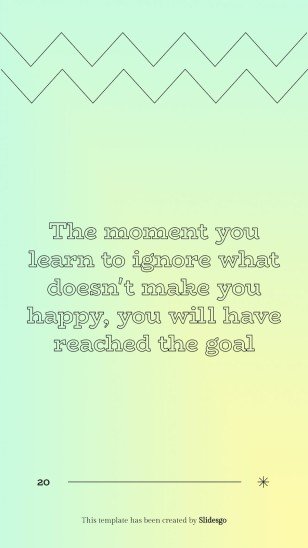 Let's Achieve Inner Peace! presentation template 