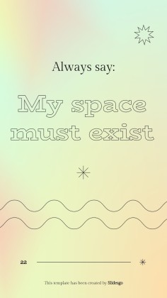 Let's Achieve Inner Peace! presentation template 