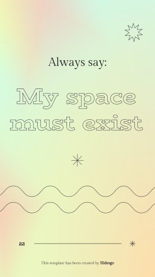 Let's Achieve Inner Peace! presentation template 