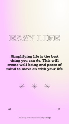 Let's Achieve Inner Peace! presentation template 