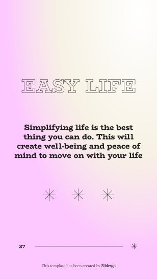 Let's Achieve Inner Peace! presentation template 