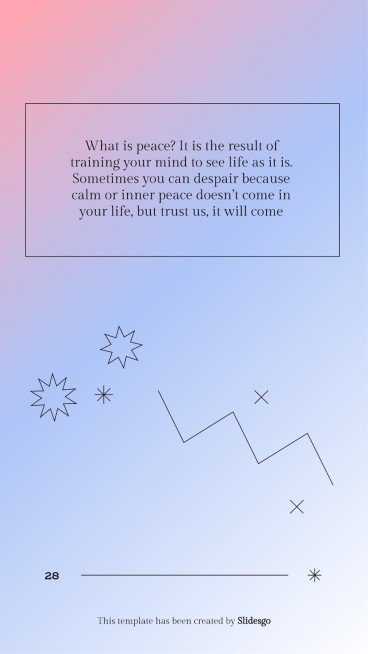 Let's Achieve Inner Peace! presentation template 