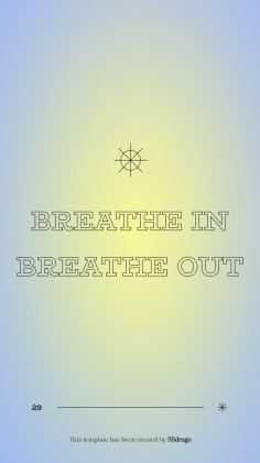 Let's Achieve Inner Peace! presentation template 