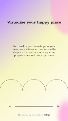Let's Achieve Inner Peace! presentation template 